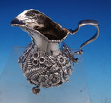 Repousse by James R. Armiger Sterling Silver Demitasse Tea Set 3pc (#8544)