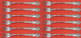 French Renaissance by Reed and Barton Sterling Silver Cocktail Fork Set 12 pcs