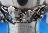 Grape Vine by Gorham Sterling Silver Loving Cup Cooler #A1112 dated 1901 (#7487)