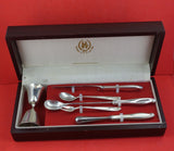 Silver Sculpture by Reed and Barton Sterling Silver Bar Set Original 6pc