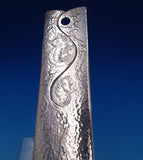 Lap Over Edge Acid Etched by Tiffany and Co Sterling Silver Page Turner (#7853)