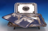 Grande Baroque by Wallace Silverplate Lg Covered Vegetable Serving Dish (#7831)