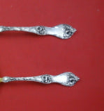 Les Cinq Fleurs by Reed and Barton Sterling Silver Salad Serving Set GW Pcd Fork