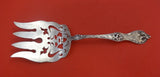 Les Cinq Fleurs by Reed and Barton Sterling Asparagus Fork Pcd w/Flowers 8 5/8"