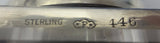 Ferdinand Fuchs & Bros. Sterling Silver Inkwell w/Crystal Circa 1880'S (#0381)