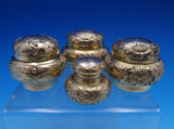 Floral by Gorham Sterling Silver Desk Set 12pc Vermeil 17" x 5 1/2" (#7860)