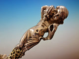 Tiffany and Co. Sterling Silver Punch Ladle with 3D Mermaid and Dolphin GW 15"