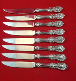 Francis I by Reed & Barton Sterling Silver Steak Knife Set of 8 Custom 8 1/2"