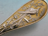 Japanese by Tiffany and Co. Sterling Silver Fish Server w/ Silver Bird Vermeil