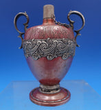 Mixed Metals by Tiffany Cigar Lighter Acid Etched 4 1/2" x 3 1/4" c.1880 (#8127)