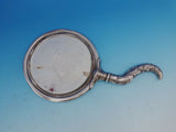 Shiebler Sterling Silver Hand Mirror Crowned Knight Feather Plumes #1535 (#4570)