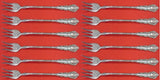 Georgian Rose by Reed & Barton Sterling Silver Cocktail Fork Set 12 pcs 5 1/2"