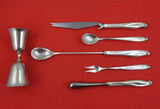 Silver Sculpture by Reed and Barton Sterling Silver Bar Set Original 6pc