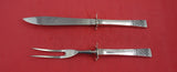 Columbine by Lunt Sterling Silver Steak Carving Set HH WS knife 10 1/4" fork 9"