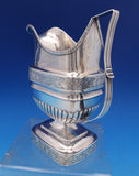 Floral by Unknown Sterling Silver Milk Pitcher Gadroon Edge 6 3/4" (#8484)