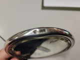 Shiebler Sterling Silver Hand Mirror Crowned Knight Feather Plumes #1535 (#4570)