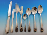 Colonial Thread by Blackinton Sterling Silver Flatware Set 8 Service 74 pieces