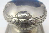 Ferdinand Fuchs & Bros. Sterling Silver Inkwell w/Crystal Circa 1880'S (#0381)