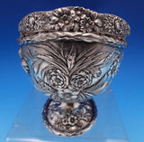 Repousse by Kirk Sterling Silver Sugar Basket #83D 925/1000 7.7 ozt. (#8129)