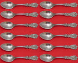 Francis I by Reed & Barton New Script Mark Sterling Silver Teaspoon 6" Set of 12