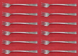 Classic Rose by Reed and Barton Sterling Silver Cocktail Fork Set 12 pcs 5 1/2"