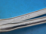 Lap Over Acid Etched by Tiffany Sterling Silver Salad Set GW Bird Flowers 10 1/2