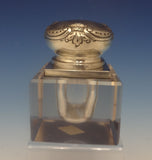 Ferdinand Fuchs & Bros. Sterling Silver Inkwell w/Crystal Circa 1880'S (#0381)