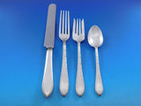 Feather Edge by Tiffany Sterling Silver Flatware Set 6 Service 38 pieces