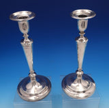 Hamilton by Tiffany and Co Sterling Silver Candlestick Pair #17267B/7117 (#7861)