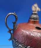 Mixed Metals by Tiffany Cigar Lighter Acid Etched 4 1/2" x 3 1/4" c.1880 (#8127)