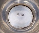 Old Maryland Plain by Kirk Sterling Silver Jigger #253 3 3/4" (#7847)