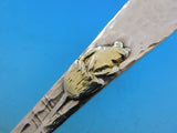 Lap Over Edge Mixed Metals by Tiffany Sterling Silver Soup Ladle w/ Frog 11 1/2"