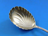Jonquil by Durgin Sterling Silver Sugar Spoon Light Gold wash 5 1/2" Daffodil