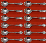 Burgundy by Reed and Barton Sterling Silver Cream Soup Spoon Set 12 pcs 6 3/8"