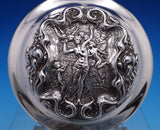 Irian by Wallace Sterling Silver Dresser Jar Lid 5/8" x 4" Art Nouveau (#7790)