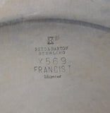 Francis I by Reed & Barton Sterling Silver Candelabra pair 3-light Short X569