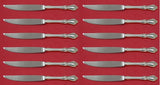 Hampton Court by Reed & Barton Sterling Silver Steak Knife Set 12 pcs 8" Custom