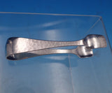 Kalo Sterling Silver Sugar Cube Holder w/ Applied "HAB" Mono and Tongs (#8015)