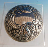 Davis and Galt Sterling Silver Cover for Jar with Repoussed Flowers (#2204)