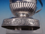 Floral by Unknown Sterling Silver Milk Pitcher Gadroon Edge 6 3/4" (#8484)