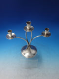 Reed & Barton X28 Sterling Silver Candelabra Mid-century 3-light c.1950 (#6205)