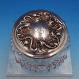 Violet by Wallace Sterling Silver and Cut Crystal Dresser Jar #3500 (#8234)
