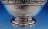 Watson Sterling Silver Sugar Basket with Swing Handle Cobalt Liner #7503