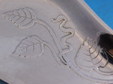 Olympian by Tiffany and Co Sterling Silver Crumber HH AS Acid Etched Leaves