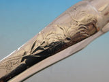 Lap Over Edge Acid Etched by Tiffany Sterling Silver Ice Tong Chicken Claw 8 1/2
