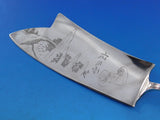 Japanese by Tiffany and Co Sterling Silver Fish Server w/ 3 sacred mountains 12"
