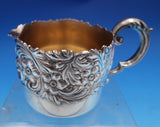 Floral by Shreve Sterling Silver Sugar and Creamer Set 2pc (#8470)