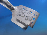 Lap Over Edge Acid Etched by Tiffany Sterling Silver Asparagus Tong Peony 7 1/4"
