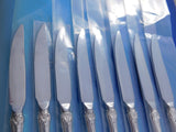 Francis I by Reed & Barton Sterling Silver Steak Knife Set of 8 Custom 8 1/2"