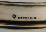 Davis and Galt Sterling Silver Cover for Jar with Repoussed Flowers (#2204)